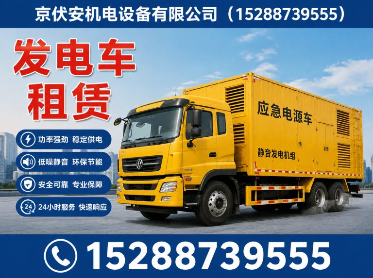 通辽静音发电车租赁展示图